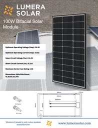 Lumera 100W Bifacial